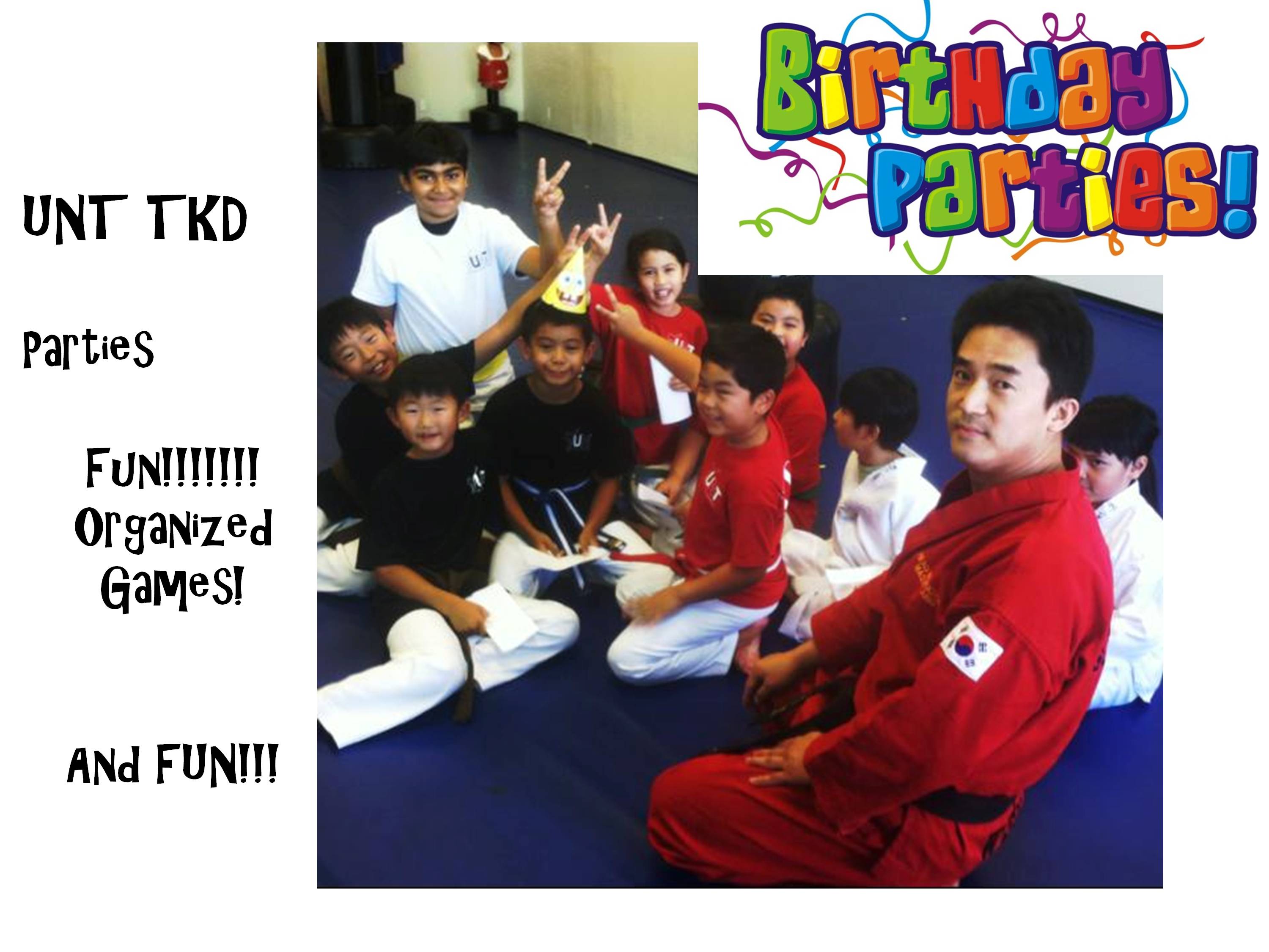 Birthday Parties - Saturday Afternoons!